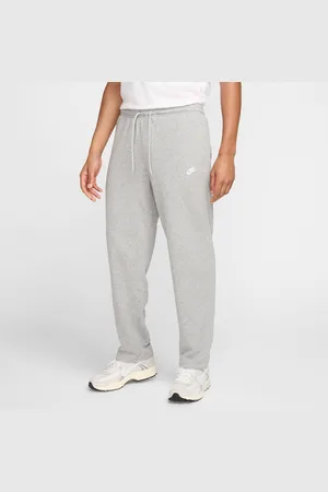Nike Club herenbroek van sweatstof met open zoom