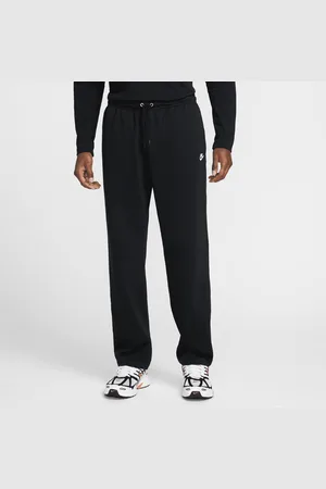 Nike Club herenbroek van sweatstof met open zoom