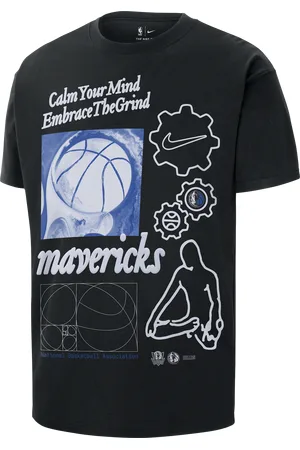 Nike Dallas Mavericks Courtside Max90 NBA T-shirt voor heren
