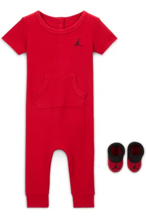 Jordan Essential tweedelige coverall set met korte mouwen voor baby