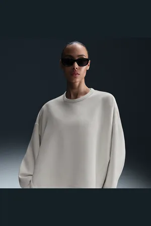 Nike 24.7 ImpossiblySoft Dri-FIT oversized damestop met ronde hals