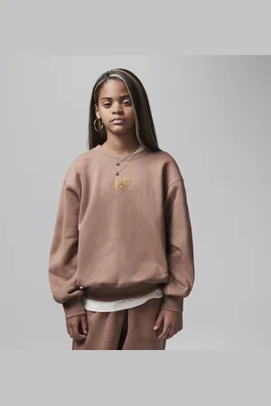 Jordan Flight Essentials oversized shirt met ronde hals voor kids