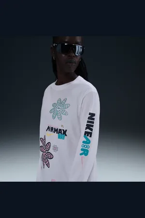 Nike Sportswear ruimvallend T-shirt met lange mouwen en graphic voor dames