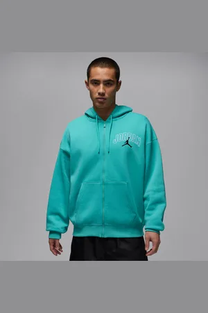 Jordan Brooklyn Fleece oversized hoodie met rits over de hele lengte voor heren