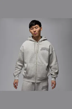 Jordan Brooklyn Fleece oversized hoodie met rits over de hele lengte voor heren