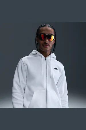 Nike Club fleecehoodie met rits voor heren