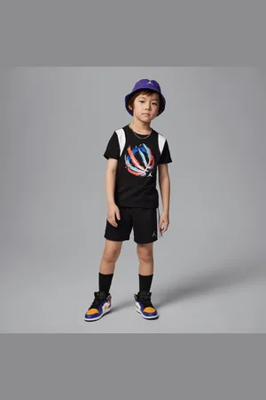 Jordan Bball Fire Mixed tweedelige shortsset voor kleuters
