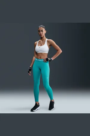 Nike Pro Legging met halfhoge taille en mesh vlakken voor dames