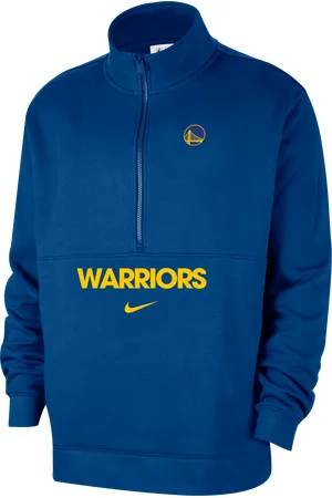 Nike Golden State Warriors Club Courtside NBA herentop met halflange rits