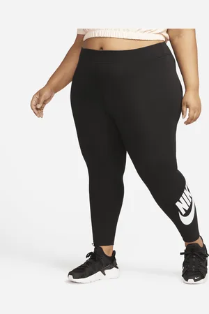 Nike Sportswear Classics legging met graphic en hoge taille voor dames (Plus Size)