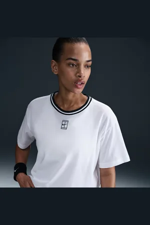 Nike Heritage Dri-FIT cropped T-shirt met korte mouwen voor dames