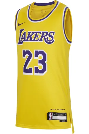Nike LeBron James Los Angeles Lakers 2023/24 Icon Edition Swingman NBA-jersey voor jongens