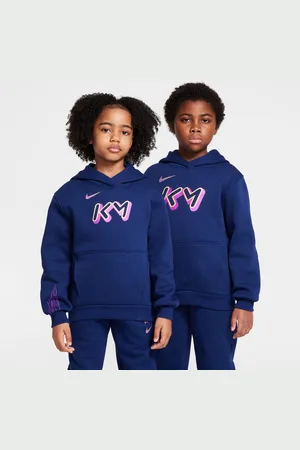 Nike Kylian Mbappé Club Fleece voetbalhoodie voor kids