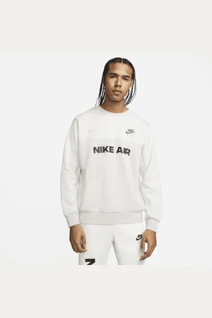 Nike Air Shirt met ronde hals van geborstelde fleece voor heren