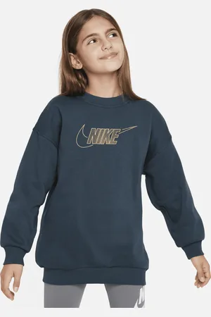 Nike Sportswear Club Fleece sweatshirt met ronde hals voor meisjes