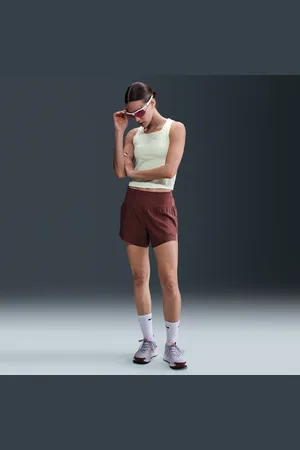 Nike Trail Dri-FIT hardloopshorts met binnenbroekje voor dames