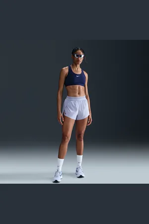 Nike AeroSwift Dri-FIT ADV halfhoge hardloopshorts met binnenbroekje voor dames (8 cm)
