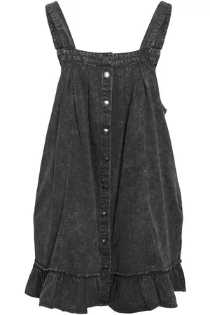 Noisy May Acid-wash Denim Jurk