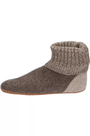 Giesswein Dames Pantoffels - Wildpoldsried Dames Taupe Pantoffels