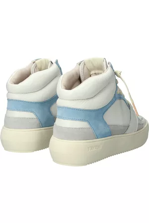 Blackstone Dames Sneakers - ZL86 White Blue Sneakers