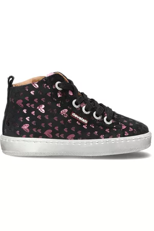 Develab Zwarte Hoge sneaker 41426