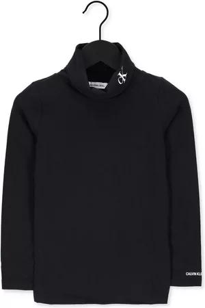 Calvin Klein Meisjes Tops - Monogram LS Roll Neck TOP Meisjes
