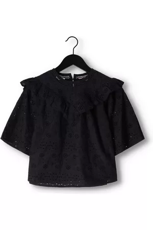 Scotch&Soda Meisjes Tops & T-shirts Voluminous Broderie Anglaise Top - - Maat 104
