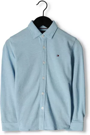 Tommy Hilfiger Klassiek overhemd Stretch Pique Shirt L/S Jongens