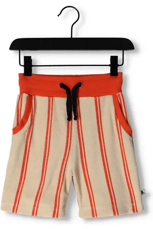 CarlijnQ Jongens Bermuda's - Korte broek Stripes Flame - Bermuda Jongens