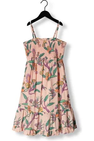 Scotch&Soda Meisjes Geprinte jurken - Mini jurk All-Over Printed Smock Detail Dress Meisjes