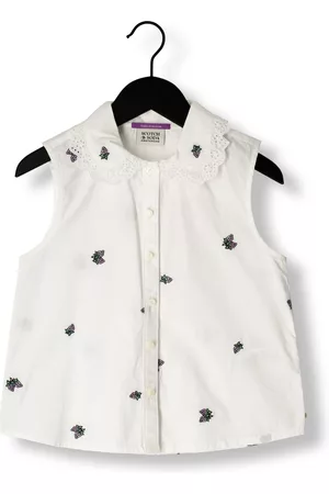 Scotch&Soda Blouse ALL Over Printed Sleeveless Collar Detail TOP Meisjes