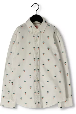 AO76 Jongens Overhemden Axel Palm Shirt - - Maat 104