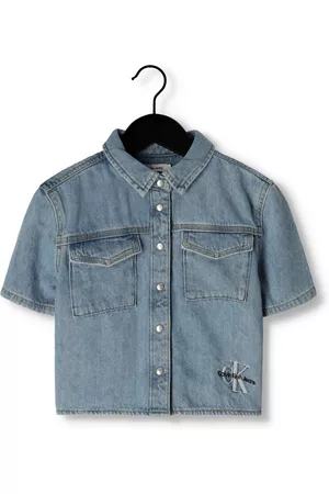Calvin Klein Blouse Utility SS Denim Shirt Meisjes