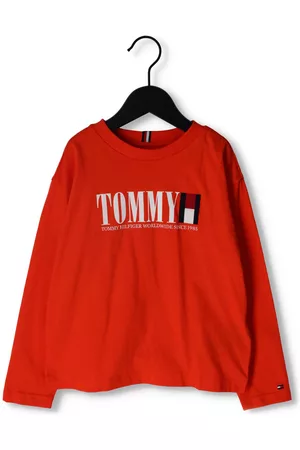 Tommy Hilfiger Jongens Poloshirts - Tommy Graphic TEE L/S Jongens
