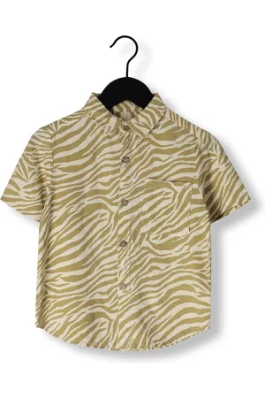 Rylee + Cru Jongens Korte Mouwen Overhemden - Collared Short Sleeve Shirt Jongens
