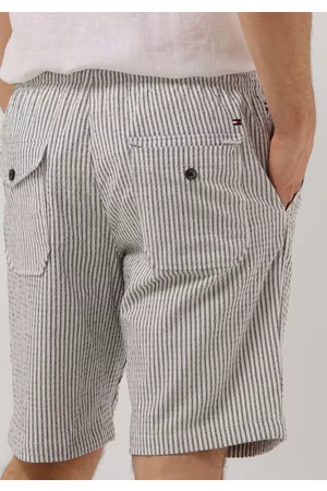 Tommy Hilfiger Heren Shorts - Korte broek Harlem Seersucker Stripe PO Heren