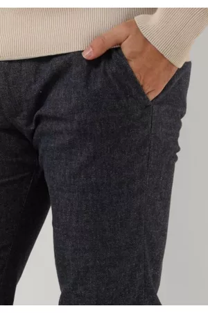 Tommy Hilfiger Heren Pantalon - Pantalon Bleecker Fake Solid Wool Look Heren