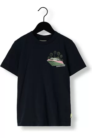Scotch&Soda Jongens Poloshirts - T-shirt Relaxed FIT Short Sleeved Artwork Jongens