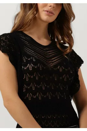 Liu Jo Dames Midi jurken - Midi jurk ECS Abito Maglia Lungo Trafor Dames