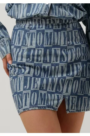 Tommy Hilfiger Dames Korte rokken - TJW TJ Denim Spellout Mini Skirt Dames