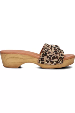 Red Rag Dames Clogs - Rag Muiltjes 79606