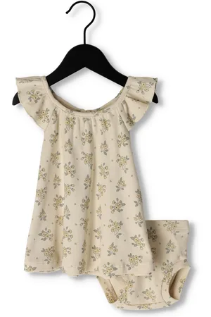 Quincy Mae Baby Kleedjes Ruffle Swing Dress - - Maat 104/110