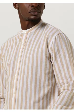 SELECTED Heren Casual Overhemden - Casual overhemd Slhslimnew-Linen Shirt LS Band W Heren
