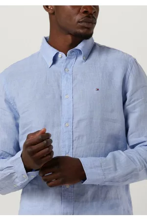 Tommy Hilfiger Heren Casual Overhemden - Casual overhemd Pgment Dyed LI Solid RF Shirt Heren