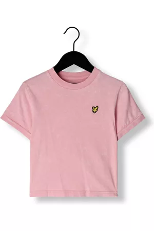 Lyle & Scott Meisjes T-shirts - T-shirt Acid WAsh Tonal Ringer Fitted TEE Meisjes
