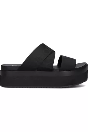 Calvin Klein Dames Slippers - Slippers Flatform Slipper Webbing
