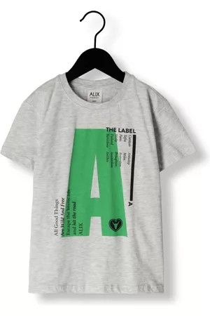 Alix Jongens Poloshirts - T-shirt Knitted A Print T-Shirt Jongens