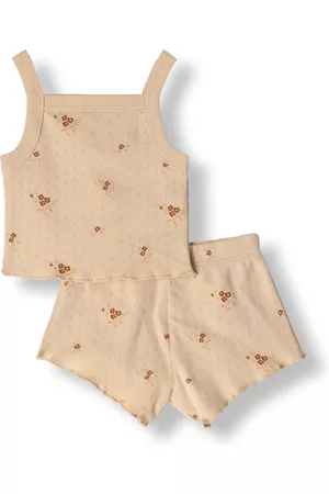 Quincy Mae Baby Rompertjes - Pointelle Tank + Shortie Set Baby