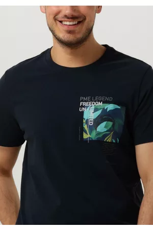 PME Legend Heren Poloshirts - T-shirt Short Sleeve R-Neck Single Jersey Heren