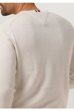 Tommy Hilfiger Heren Truien met ronde hals - Sweater Interlaced Structure Crew Neck Heren